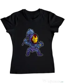 Tricou ADLER dama Iron Skeletor Negru