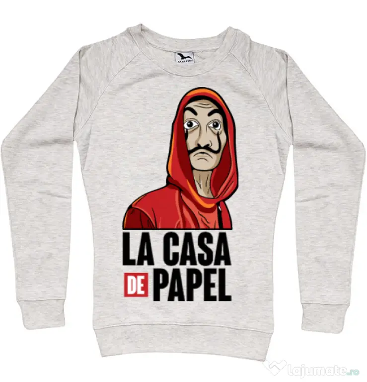 Bluza ADLER dama Money heist Migdala melanj