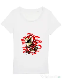 Tricou STANLEY STELLA dama Iron Skate Alb
