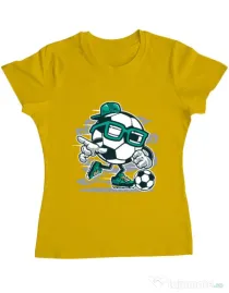 Tricou ADLER dama Street Soccer Galben
