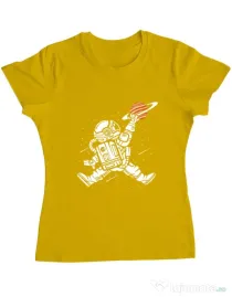 Tricou ADLER dama Space Jump Galben