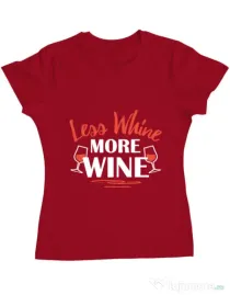 Tricou ADLER dama More wine Rosu