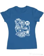 Tricou ADLER dama Shooter Albastru azuriu