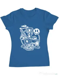 Tricou ADLER dama Shooter Albastru azuriu