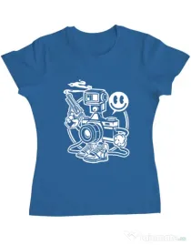 Tricou ADLER dama Shooter Albastru azuriu