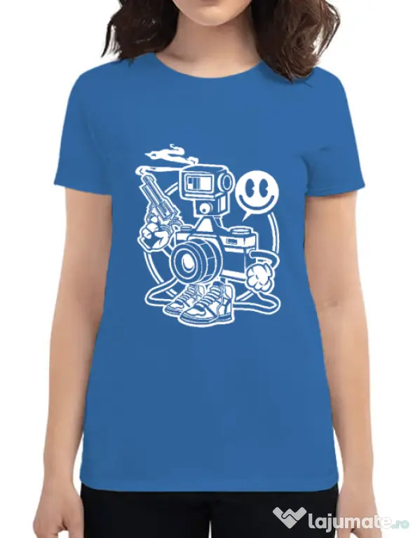 Tricou ADLER dama Shooter Albastru azuriu