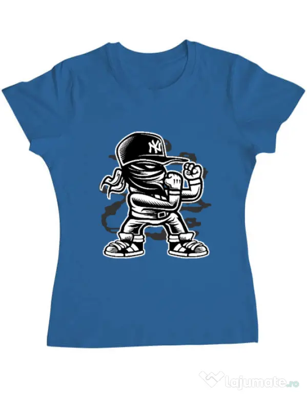 Tricou ADLER dama Fighter Albastru azuriu