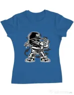 Tricou ADLER dama Fighter Albastru azuriu
