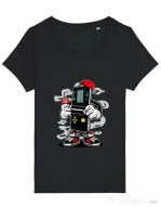 Tricou STANLEY STELLA dama Brick Gamers Negru