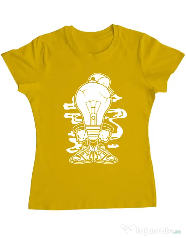Tricou ADLER dama Light Boy Galben