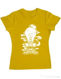 Tricou ADLER dama Light Boy Galben
