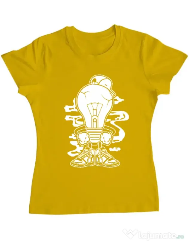 Tricou ADLER dama Light Boy Galben