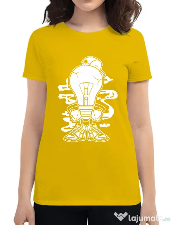 Tricou ADLER dama Light Boy Galben
