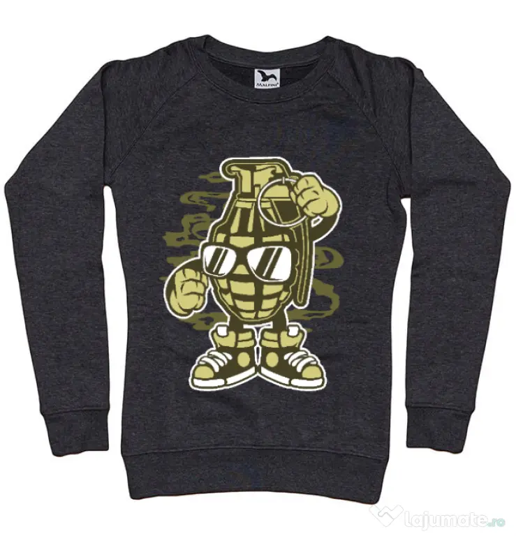 Bluza ADLER dama Grenade Negru melanj