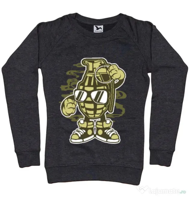 Bluza ADLER dama Grenade Negru melanj