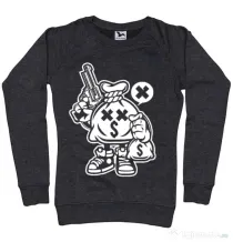 Bluza ADLER dama Money Takers Negru melanj