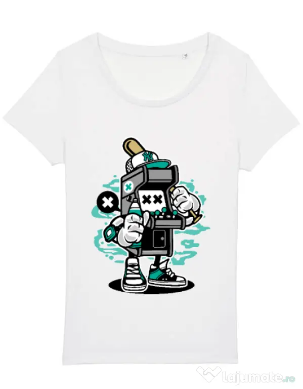 Tricou STANLEY STELLA dama Game On 2 Alb