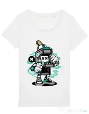 Tricou STANLEY STELLA dama Game On 2 Alb 