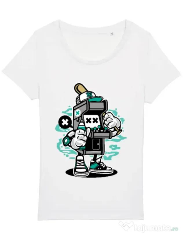 Tricou STANLEY STELLA dama Game On 2 Alb