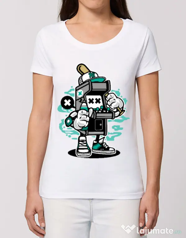 Tricou STANLEY STELLA dama Game On 2 Alb