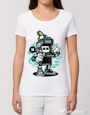Tricou STANLEY STELLA dama Game On 2 Alb 