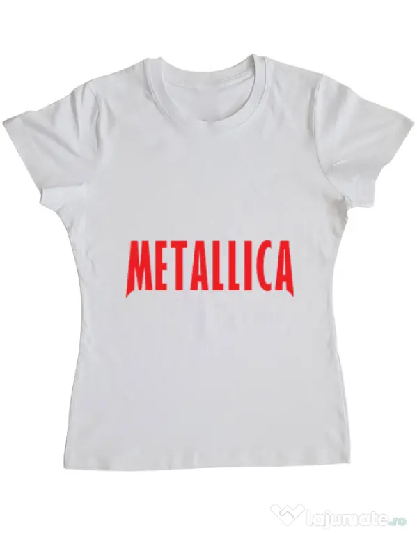 Tricou ADLER dama Metallica 2 Alb