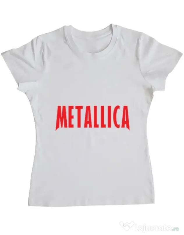 Tricou ADLER dama Metallica 2 Alb