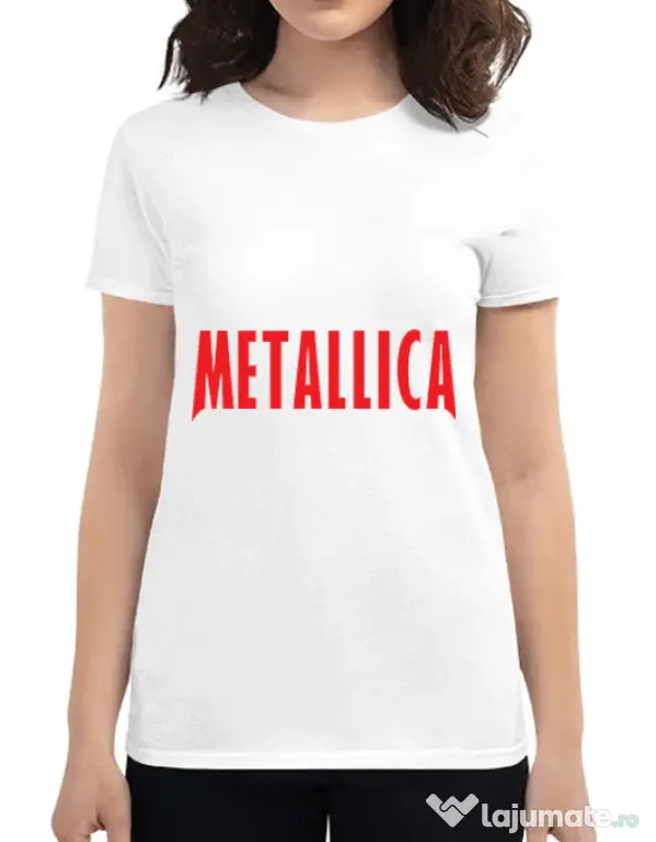 Tricou ADLER dama Metallica 2 Alb