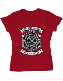 Tricou ADLER dama Keys Rosu
