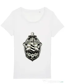 Tricou STANLEY STELLA dama Lighthouse Alb