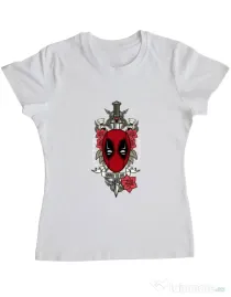 Tricou ADLER dama Hard To Kill Alb