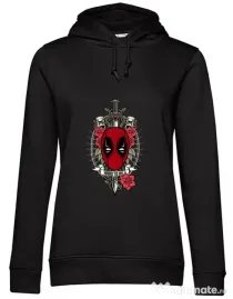 Hoodie dama cu gluga Hard To Kill Negru