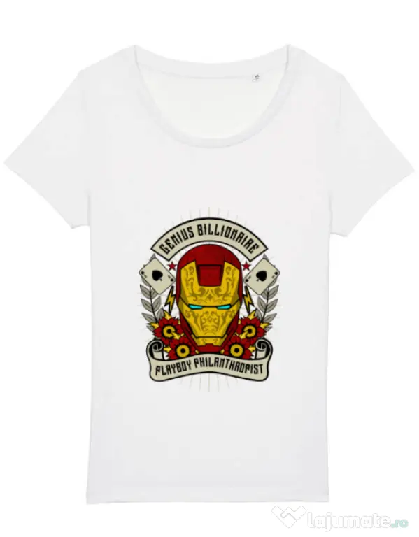 Tricou STANLEY STELLA dama Genius Billionaire Alb