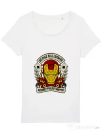 Tricou STANLEY STELLA dama Genius Billionaire Alb