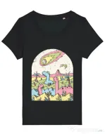 Tricou STANLEY STELLA dama Asteroid Negru