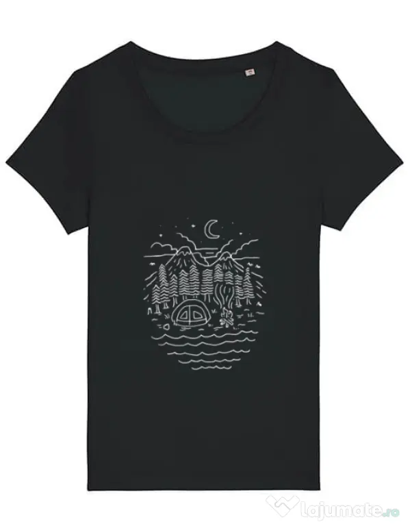 Tricou STANLEY STELLA dama The Great Outdoors Negru