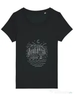 Tricou STANLEY STELLA dama The Great Outdoors Negru