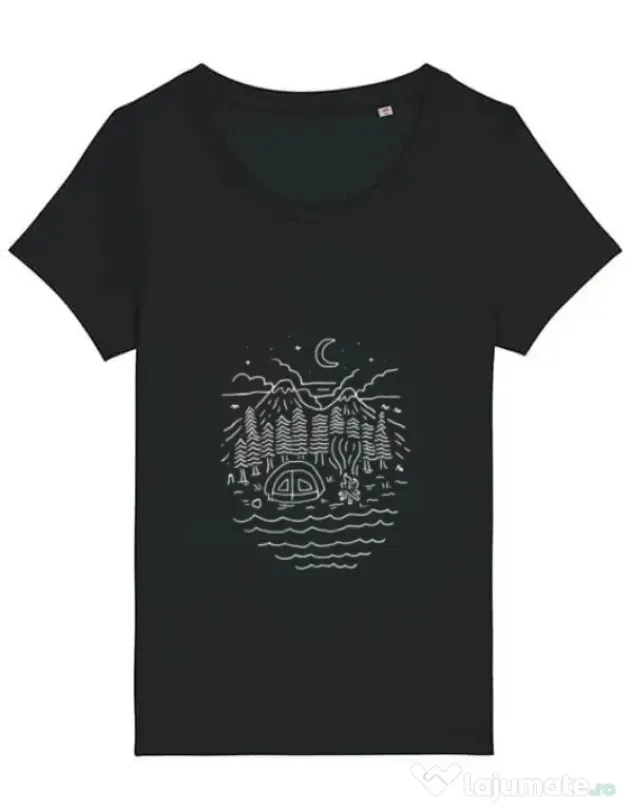 Tricou STANLEY STELLA dama The Great Outdoors Negru