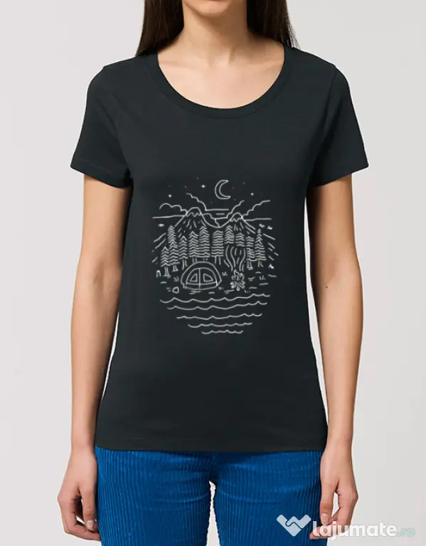 Tricou STANLEY STELLA dama The Great Outdoors Negru