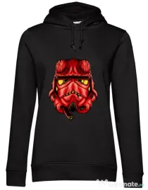 Hoodie dama cu gluga Helltrooperboy Negru
