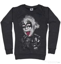 Bluza ADLER dama Albert Rockeinstein Negru melanj