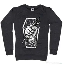 Bluza ADLER dama Work or Die Negru melanj