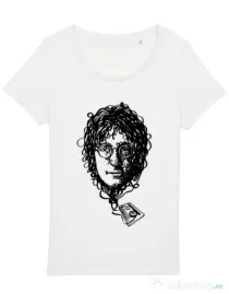 Tricou STANLEY STELLA dama Imagine Cassette Alb