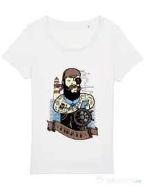 Tricou STANLEY STELLA dama Adventure of the Sea Alb
