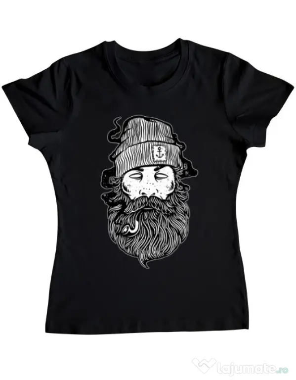 Tricou ADLER dama Sailor Man Negru