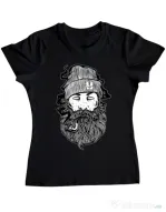 Tricou ADLER dama Sailor Man Negru