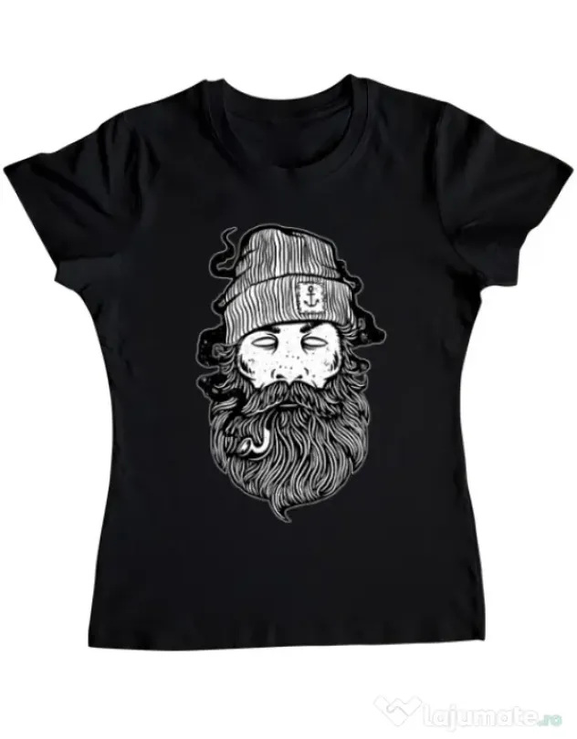 Tricou ADLER dama Sailor Man Negru