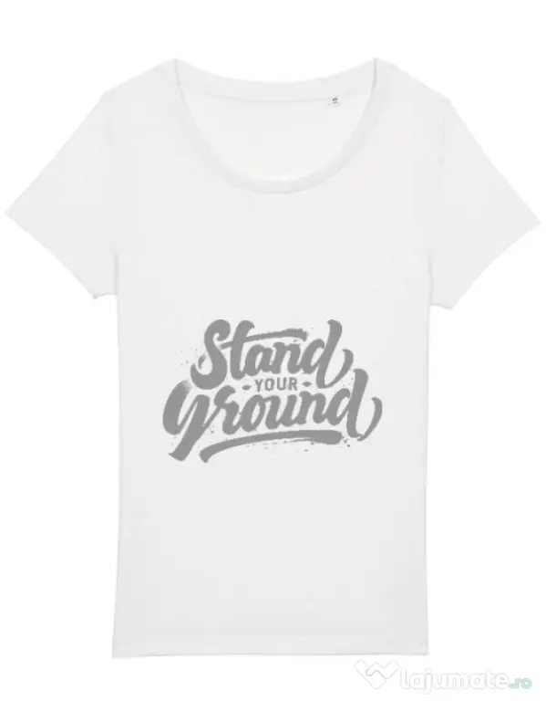Tricou STANLEY STELLA dama Stand Your Ground Alb