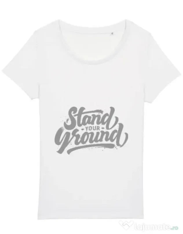Tricou STANLEY STELLA dama Stand Your Ground Alb
