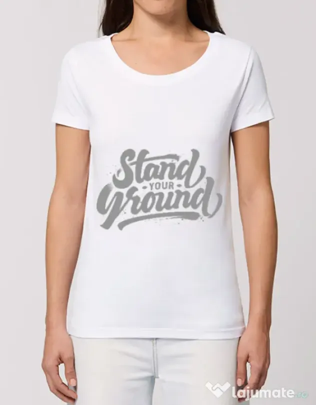 Tricou STANLEY STELLA dama Stand Your Ground Alb